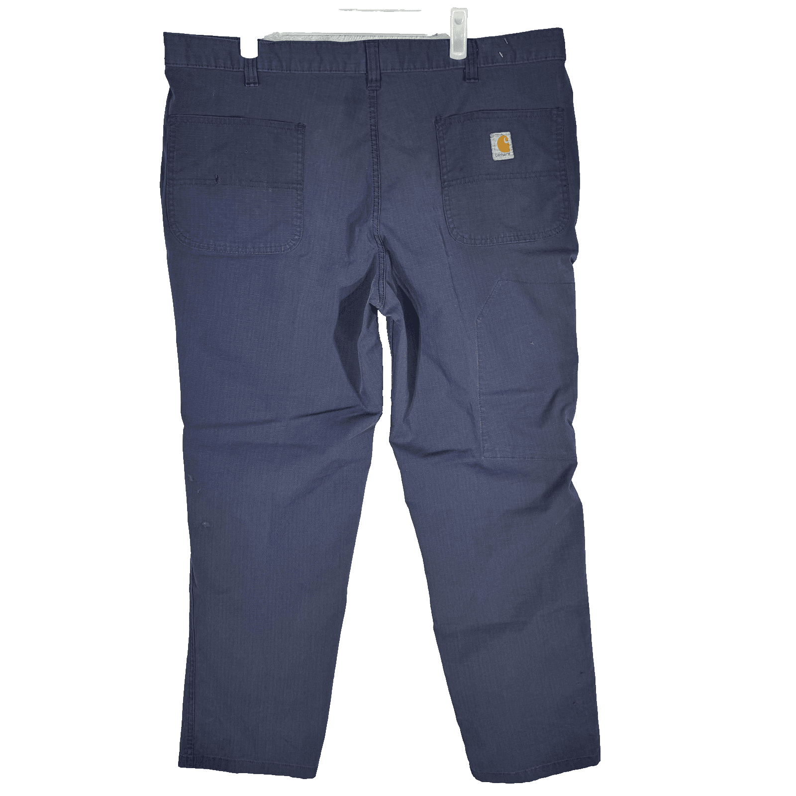 Carhartt Pants Mens 38x29 Navy Relaxed Fit Workwear Utility Pockets Distressed - Thumbnail 2