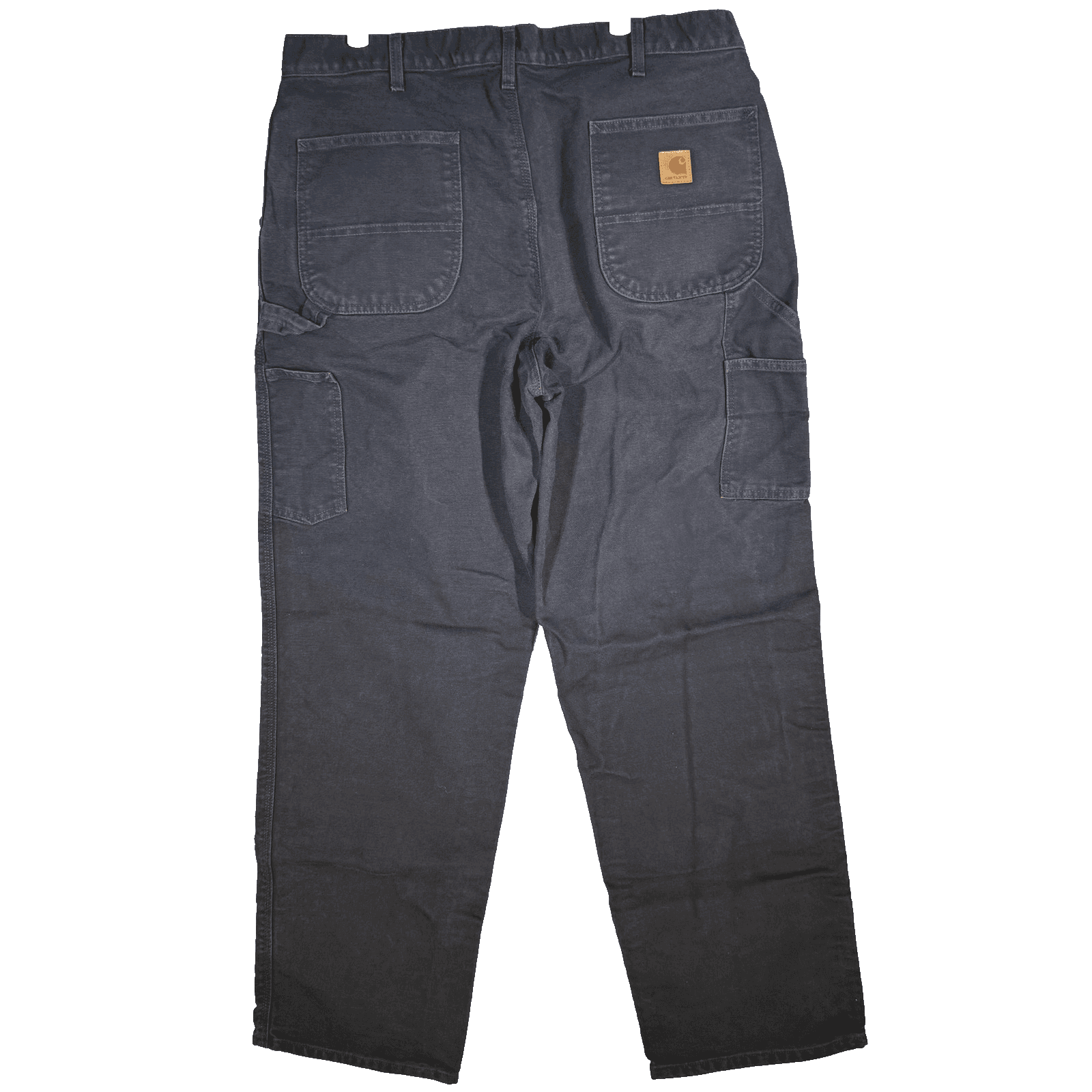Carhartt Pants Mens 36x34 Black B11 Washed Duck Work Dungaree Carpenter Canvas - Thumbnail 2