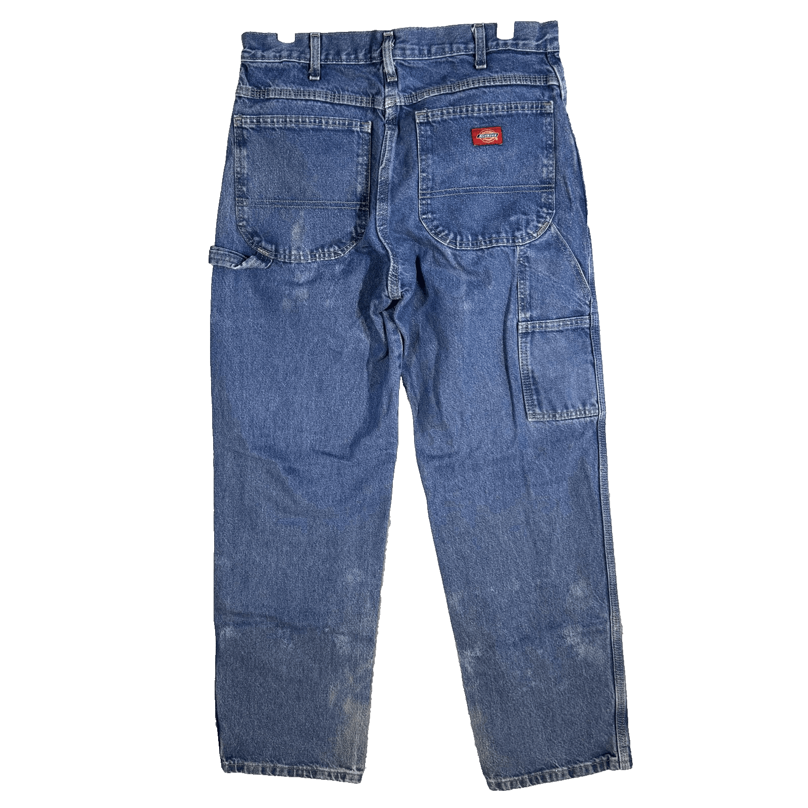 Dickies Carpenter Jeans Mens 36x30 Blue Workwear Utility W918 100% Cotton Denim - Thumbnail 2
