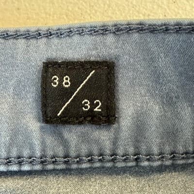 Lucky Brand Jeans Mens 36x31 Light Blue 121 Slim Straight Stretch Denim Casual - Thumbnail 6