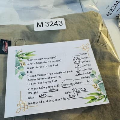 Dickies Shorts Mens 40 Beige Chino Flat Front Stretch Cotton Spandex 12 Inseam - Thumbnail 7