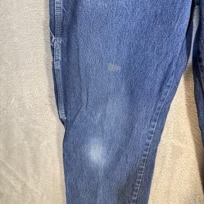 Dickies Jeans Mens 32x34 Blue Carpenter Hammer Loop Workwear Utility Denim - Thumbnail 3