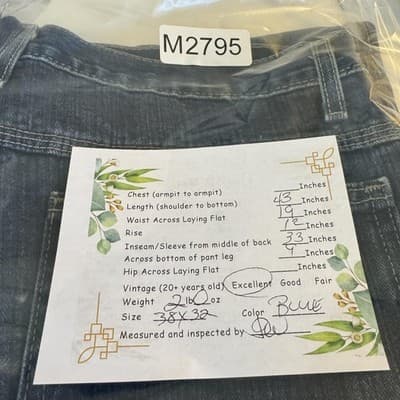 Dickies Jeans Mens 38x32 Blue Carpenter Workwear Hammer Loop Utility Denim Work - Thumbnail 6