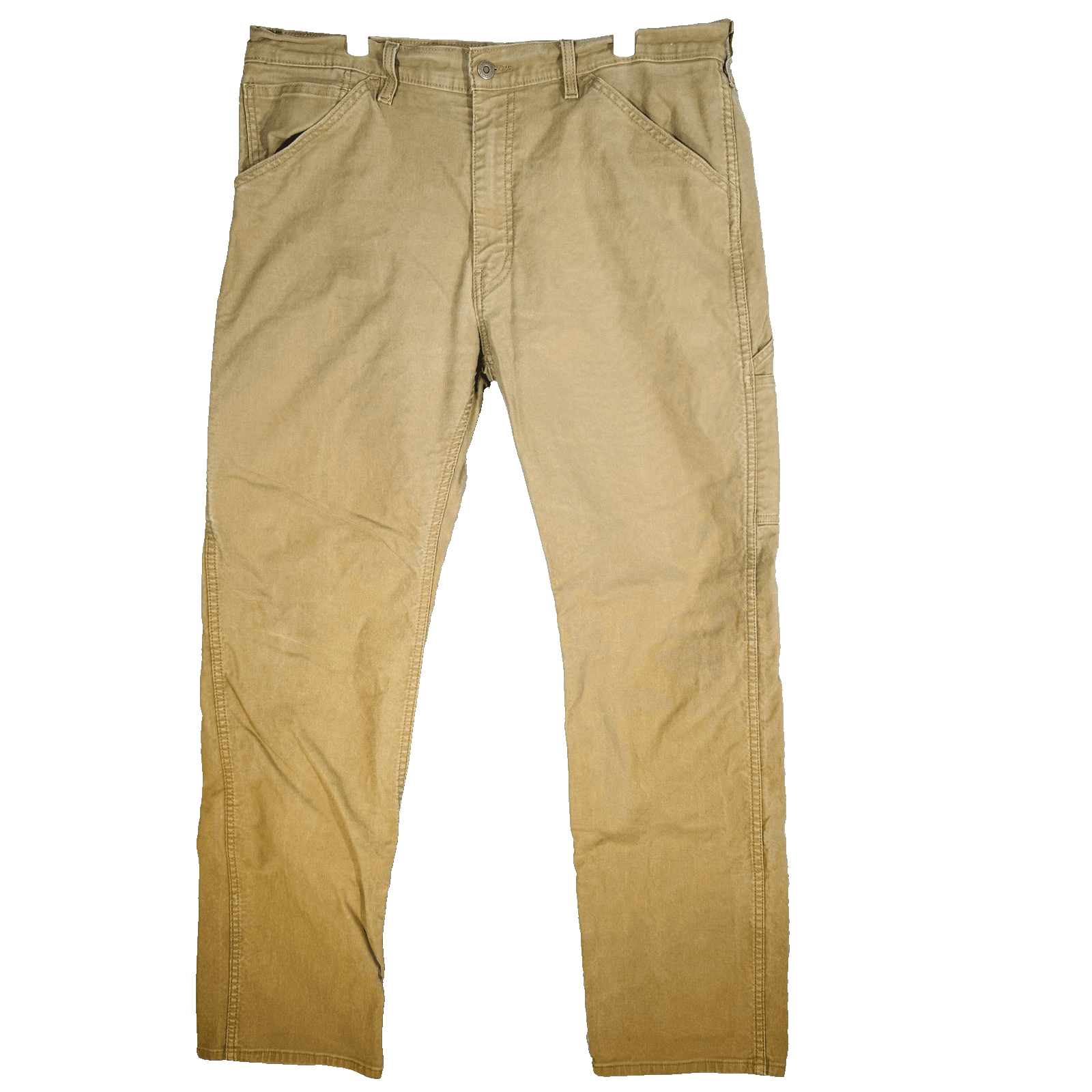 Levi's Pants Mens 38x34 Brown Carpenter Workwear Canvas Straight Leg Lot 505 - Image 1
