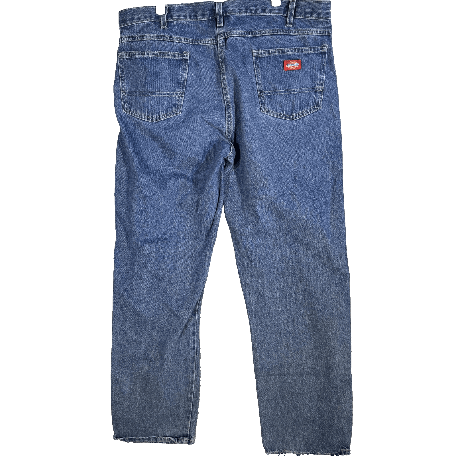 Dickies Jeans Mens 38x34 Blue Relaxed Fit Workwear 100% Cotton 13293SNB - Thumbnail 2