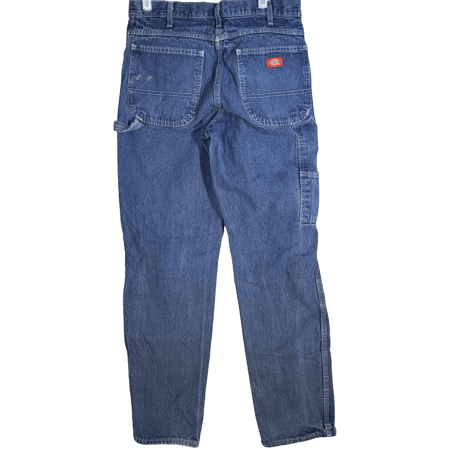 Dickies Jeans Mens 32x34 Blue Carpenter Hammer Loop Workwear Utility Denim - Thumbnail 2