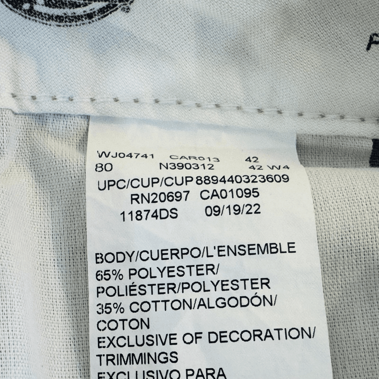 Dickies Pants Mens 44x30 Beige 874 Original Fit Khaki Workwear Chino Classic - Thumbnail 6