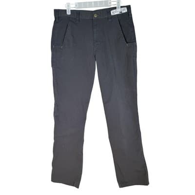 Carhartt Pants Mens 30x29 Gray Ripstop Utility Work Relaxed Fit Back Pockets - Image 1