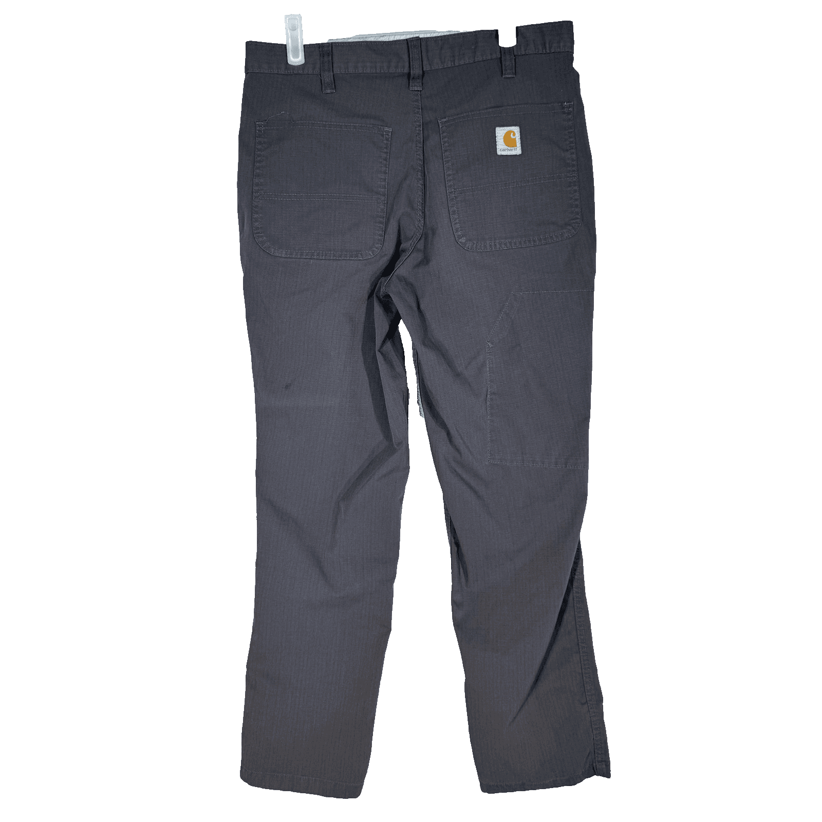 Carhartt Pants Mens 30x29 Gray Ripstop Utility Work Relaxed Fit Back Pockets - Thumbnail 2
