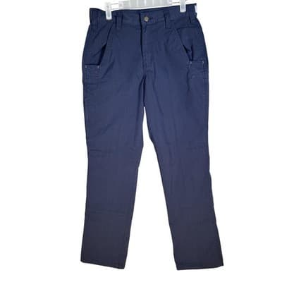 Carhartt Pants Mens 32x30 Navy Relaxed Fit Ripstop Work Utility Pockets 74533-20 - Image 1