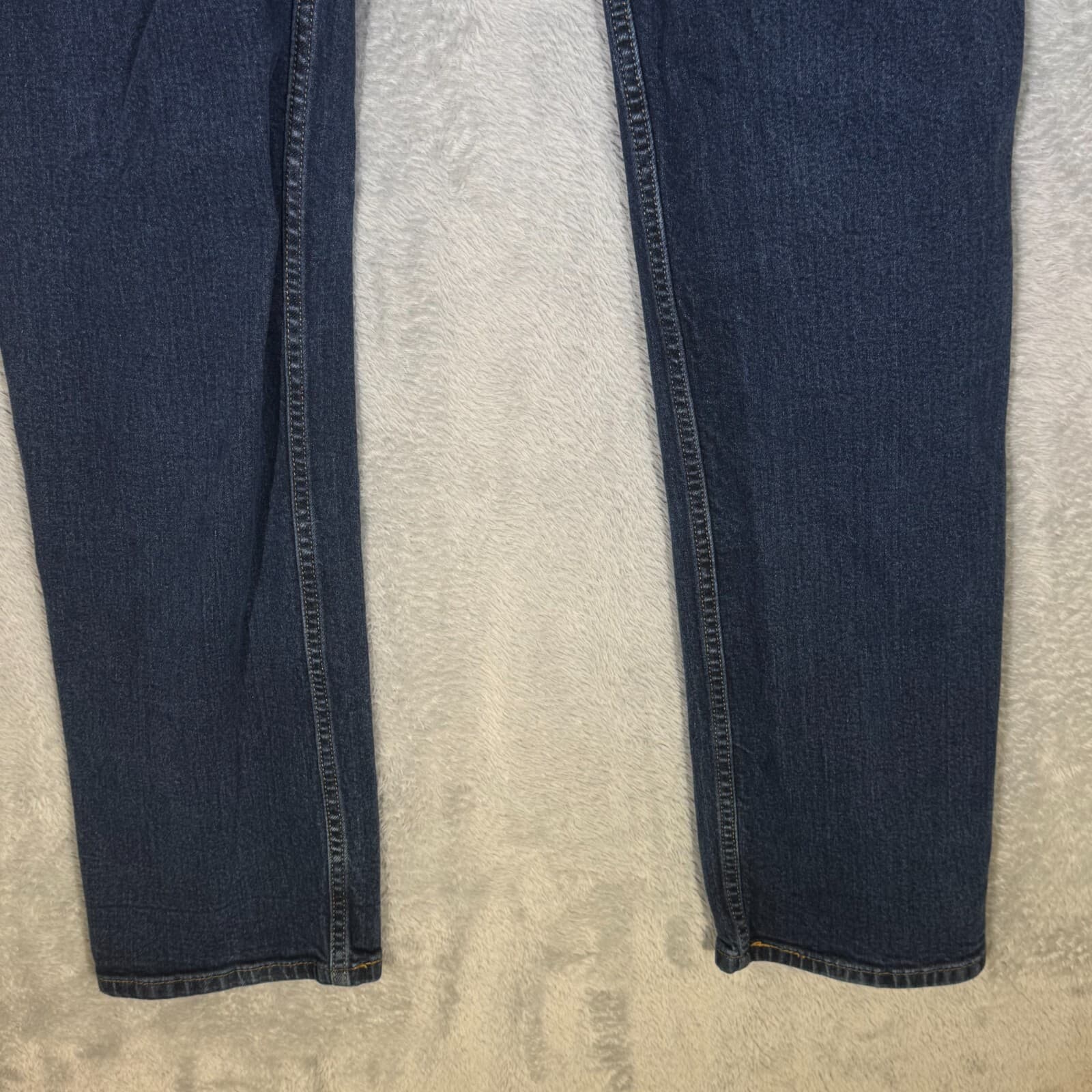 Levi's 514 Men's Jeans 34x34 Blue Denim Straight Fit Mid Rise - Thumbnail 9
