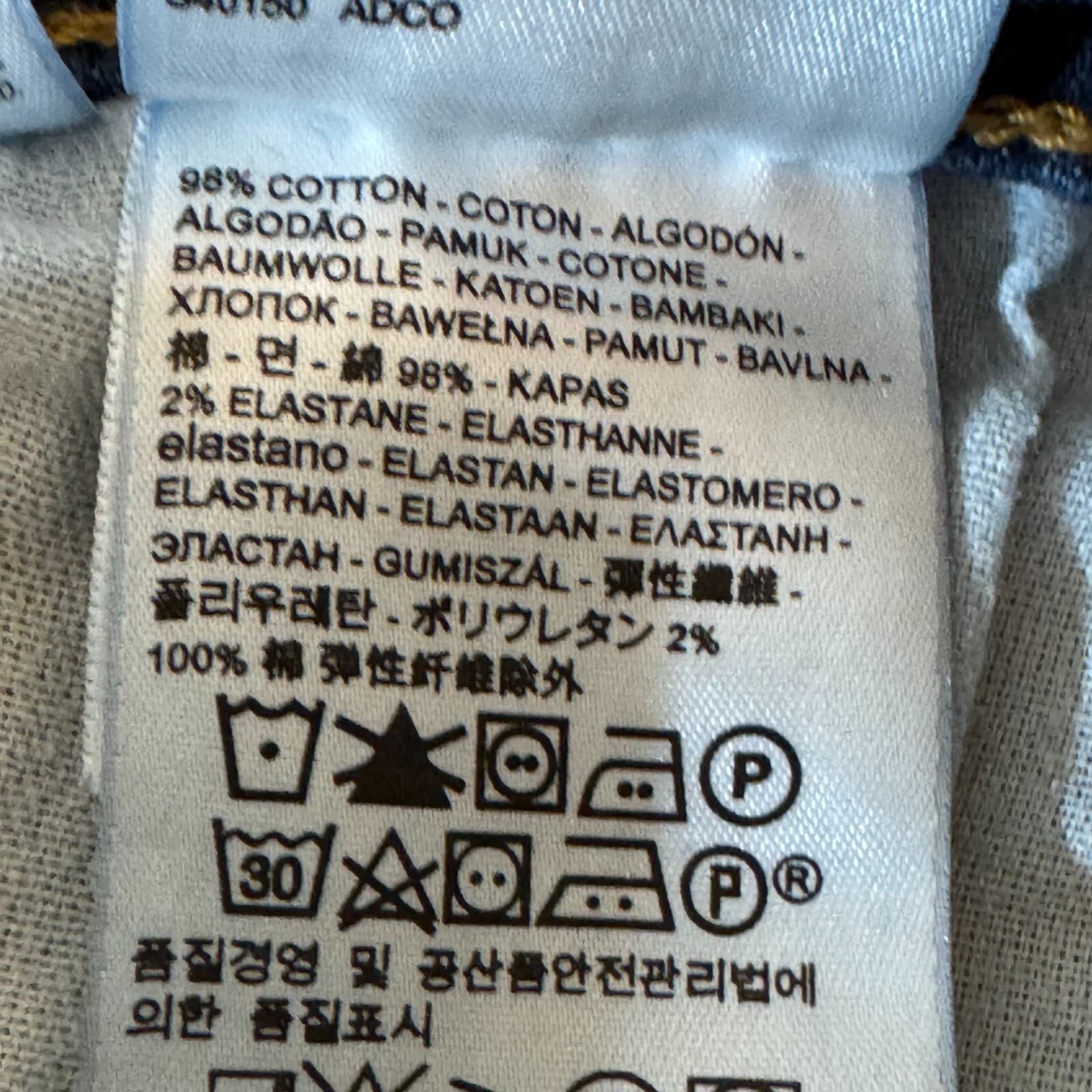 Levi's 514 Men's Jeans 34x34 Blue Denim Straight Fit Mid Rise - Thumbnail 13