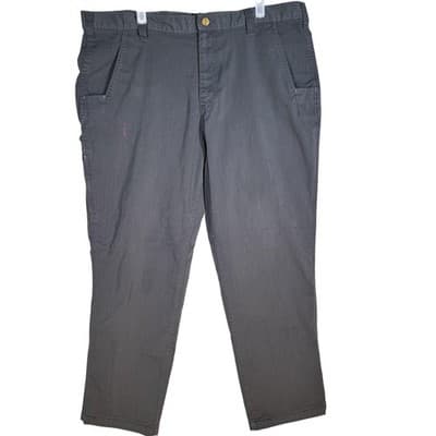 Carhartt Pants Mens 40x30 Gray Ripstop Relaxed Fit Work Utility Tool Pockets - Image 1