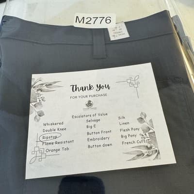 Carhartt Pants Mens 38x28 Navy Ripstop Work Relaxed Fit Zipper Pockets 74533-20 - Thumbnail 9