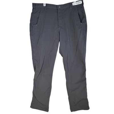 Carhartt Pants Mens 36x31 Gray Relaxed Fit Ripstop Work Utility Zipper Pocket - Image 1