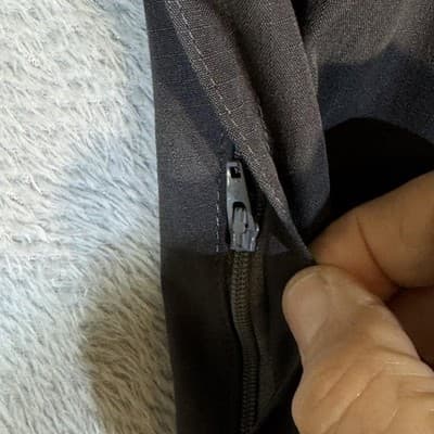 Carhartt Pants Mens 36x30 Gray Ripstop Relaxed Fit Work Zip Pocket Distressed - Thumbnail 6