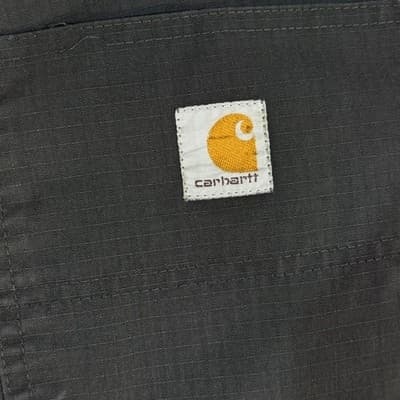 Carhartt Pants Mens 38x30 Gray Relaxed Fit Ripstop Work Utility Zipper Pocket - Thumbnail 5