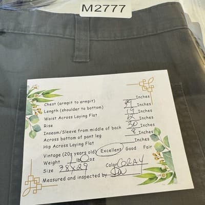 Carhartt Pants Mens 38x30 Gray Relaxed Fit Ripstop Work Utility Zipper Pocket - Thumbnail 9