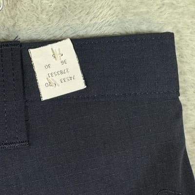 Carhartt Pants Mens 38x28 Navy Ripstop Work Relaxed Fit Zipper Pockets 74533-20 - Thumbnail 5