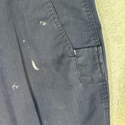 Carhartt Pants Mens 40x30 Navy Ripstop Work Utility Relaxed Fit Paint Stains - Thumbnail 5