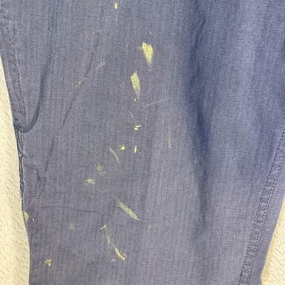 Carhartt Pants Mens 36x32 Navy Relaxed Fit Ripstop Workwear Zip Fly Utility - Thumbnail 3