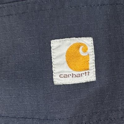 Carhartt Pants Mens 32x30 Navy Relaxed Fit Ripstop Work Utility Pockets 74533-20 - Thumbnail 5