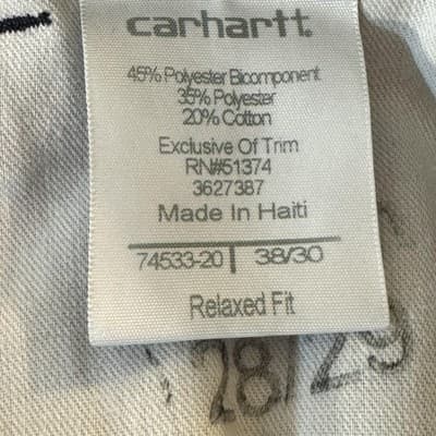Carhartt Pants Mens 40x30 Navy Ripstop Work Utility Relaxed Fit Paint Stains - Thumbnail 8