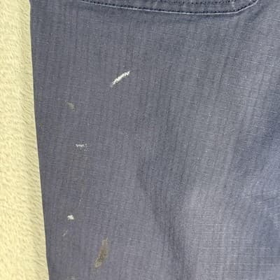 Carhartt Pants Mens 40x30 Navy Ripstop Work Utility Relaxed Fit Paint Stains - Thumbnail 6