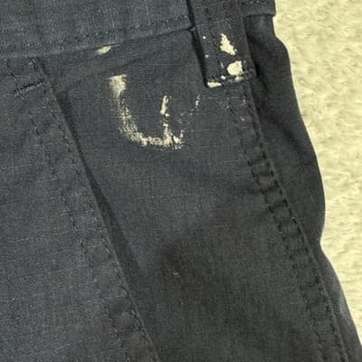 Carhartt Pants Mens 39x31 Navy Blue Ripstop Utility Relaxed Fit Zip Pocket Work - Thumbnail 6