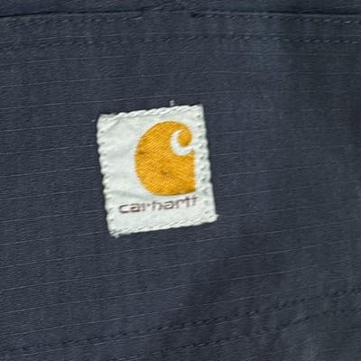 Carhartt Pants Mens 36x32 Navy Relaxed Fit Ripstop Workwear Zip Fly Utility - Thumbnail 6