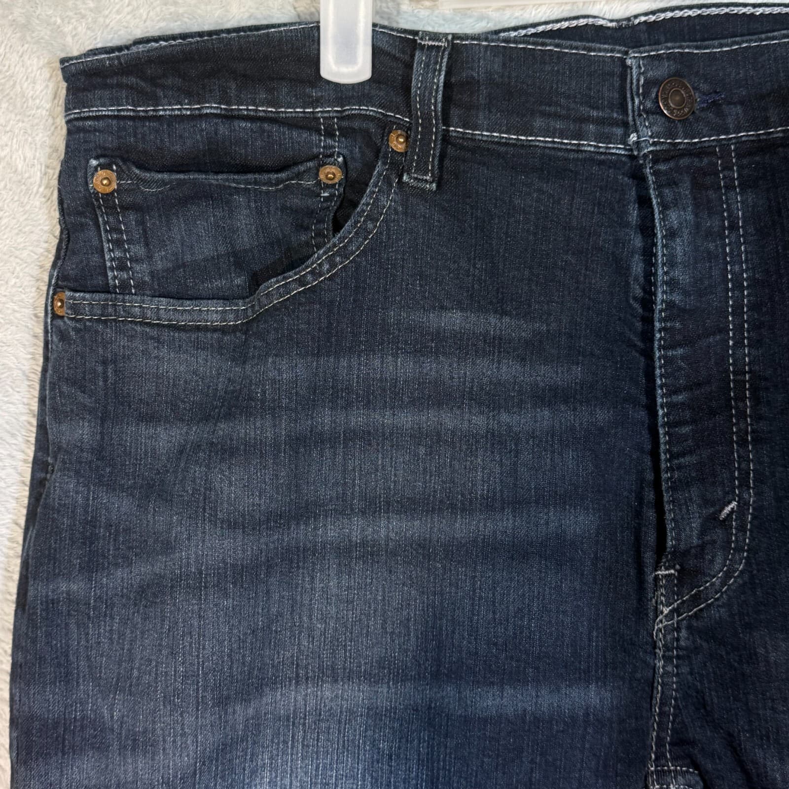 Levi's 559 Men's Jeans 36x34 Blue Denim Relaxed Fit High-Rise Straight Leg - Thumbnail 3