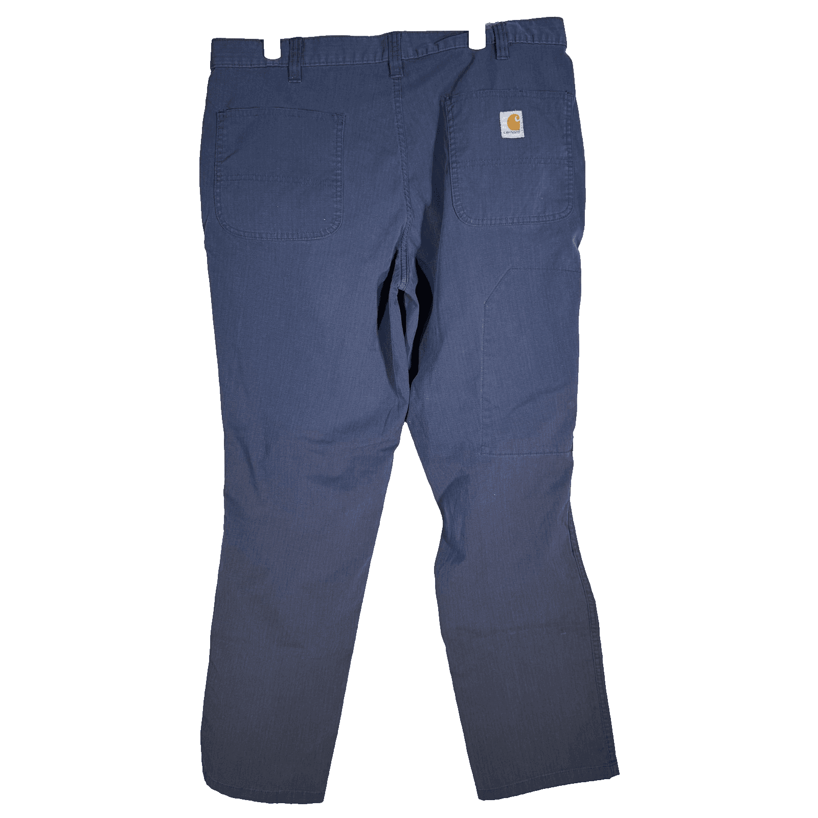 Carhartt Pants Mens 36x32 Navy Relaxed Fit Ripstop Workwear Zip Fly Utility - Thumbnail 2