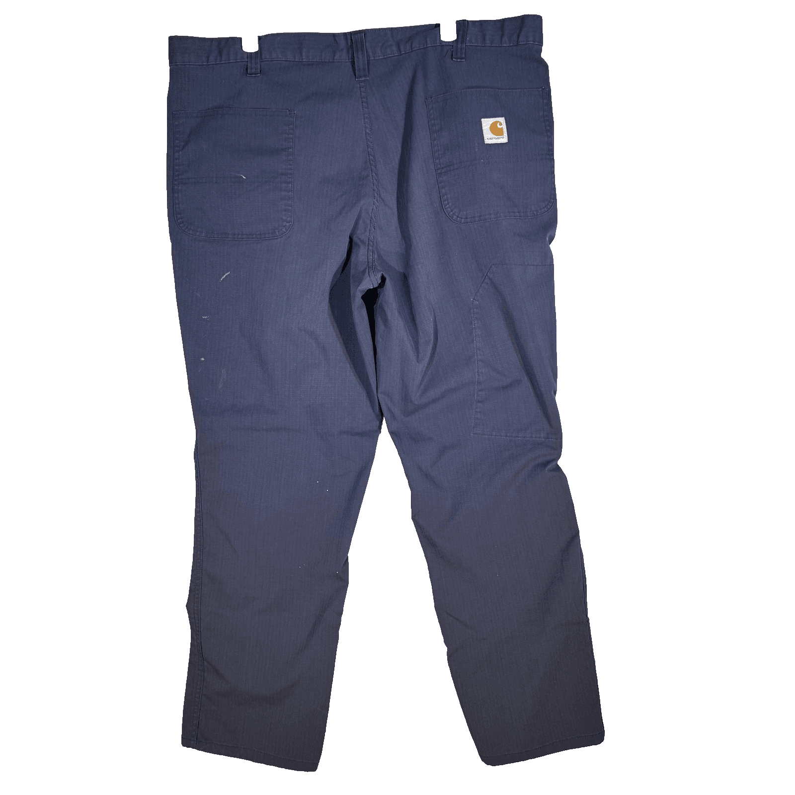 Carhartt Pants Mens 40x30 Navy Ripstop Work Utility Relaxed Fit Paint Stains - Thumbnail 2