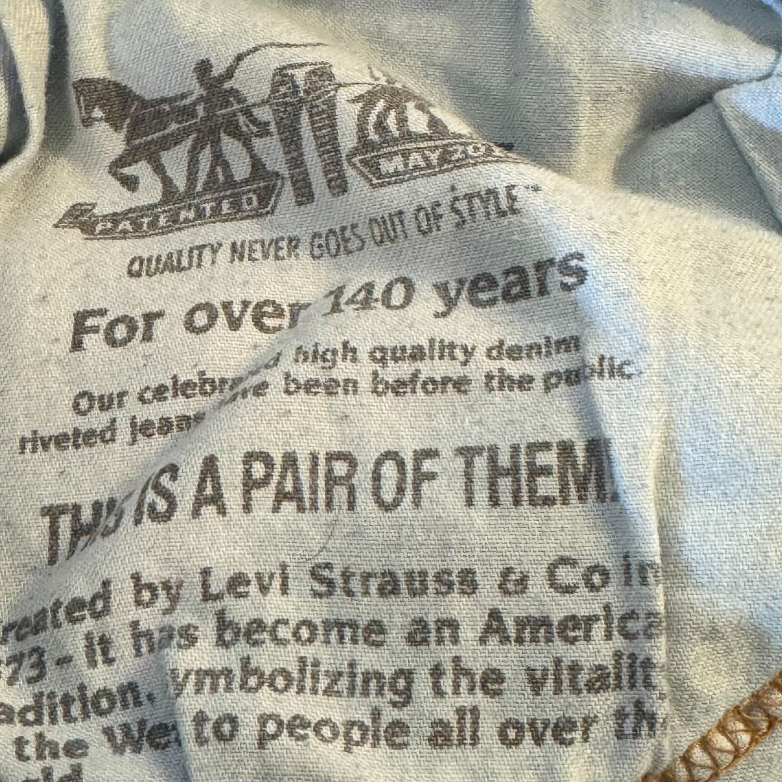 Levi's 514 Men's Jeans 42x32 Blue Denim Straight Fit Mid Rise - Thumbnail 12