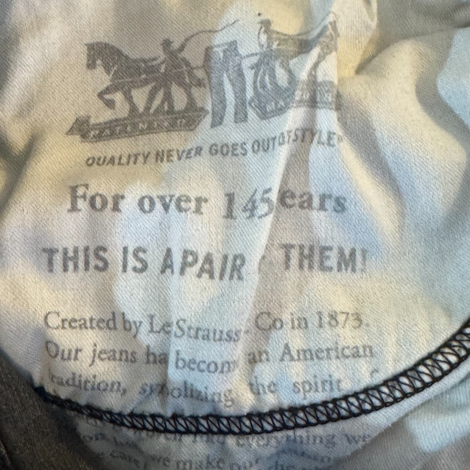 Levi's 512 Men's Jeans 34x30 Black Denim Stretch Slim Tapered Fit - Thumbnail 11