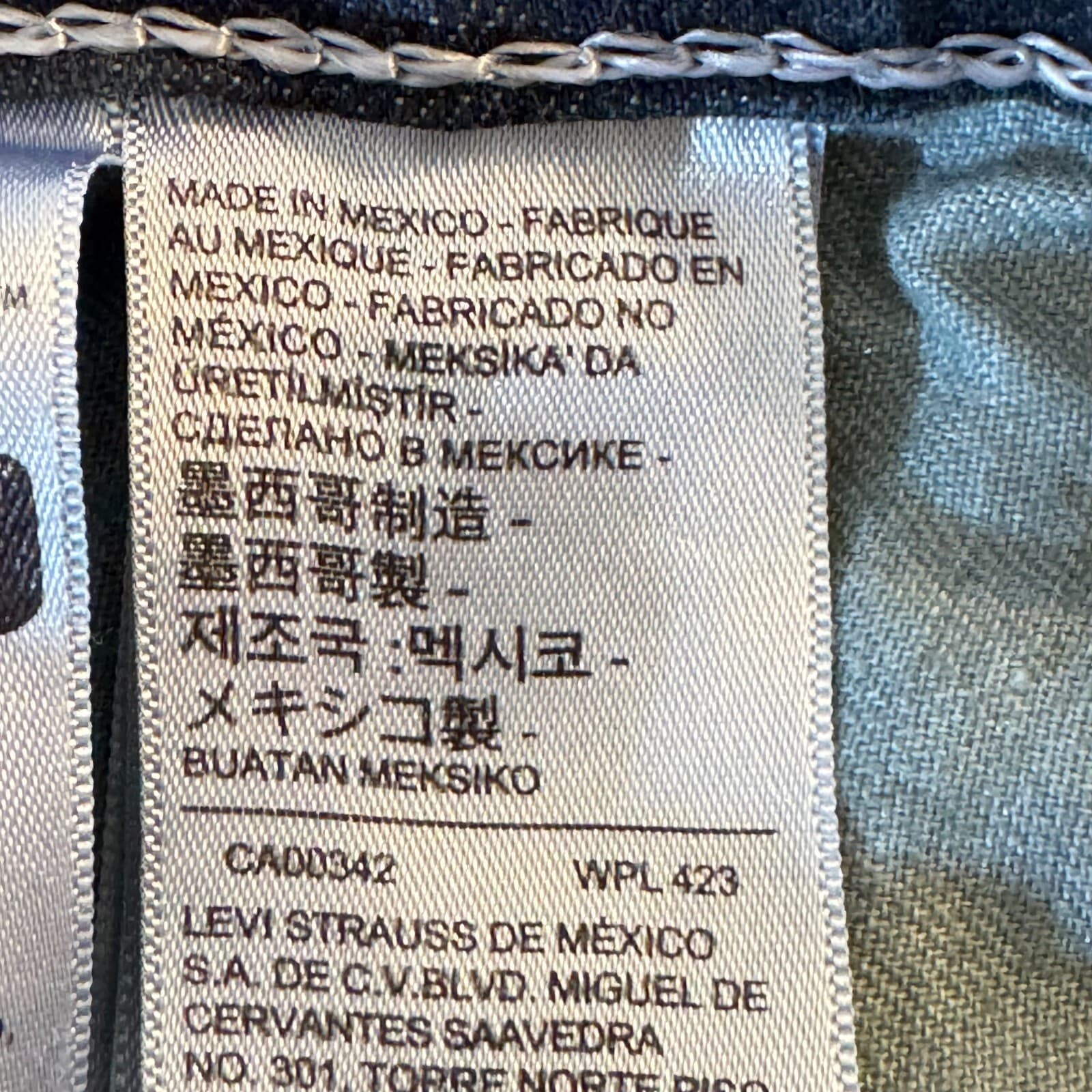 Levi's 559 Men's Jeans 36x34 Blue Denim Relaxed Fit High-Rise Straight Leg - Thumbnail 12