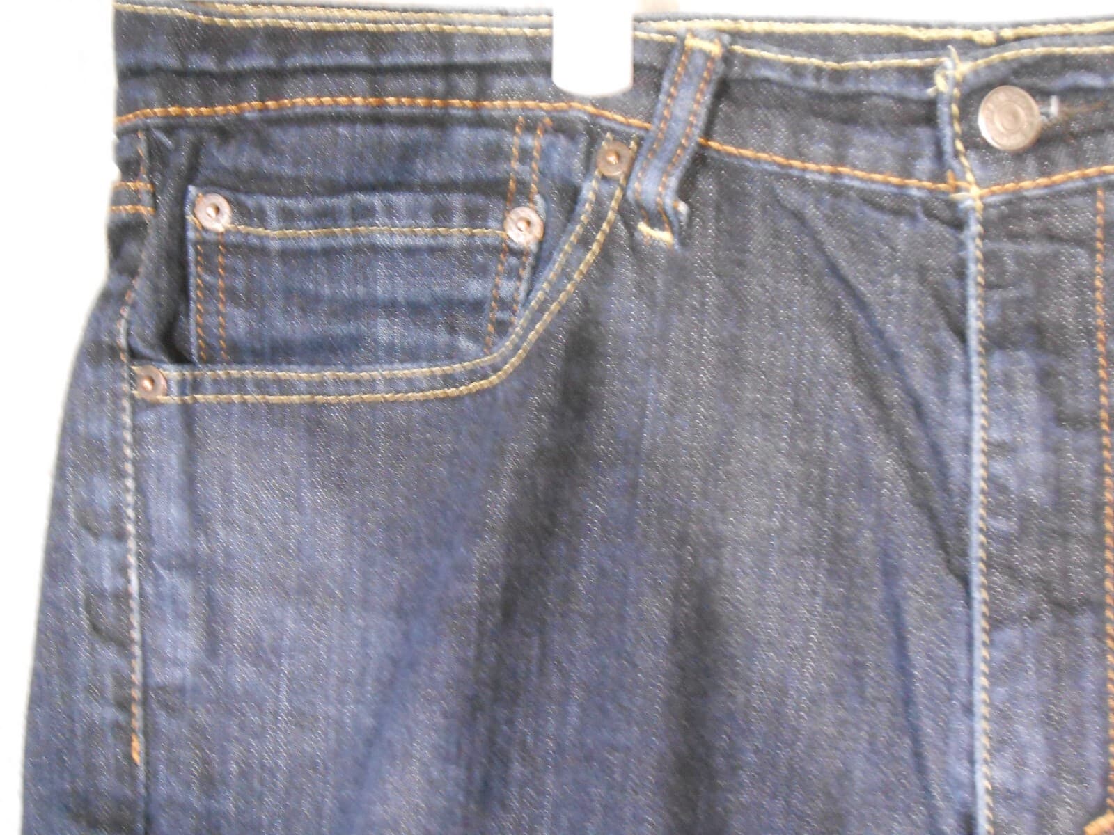 Levi's 541 Men's Jeans 38x30 Dark Wash Blue Denim Athletic Fit Stretch - Thumbnail 3