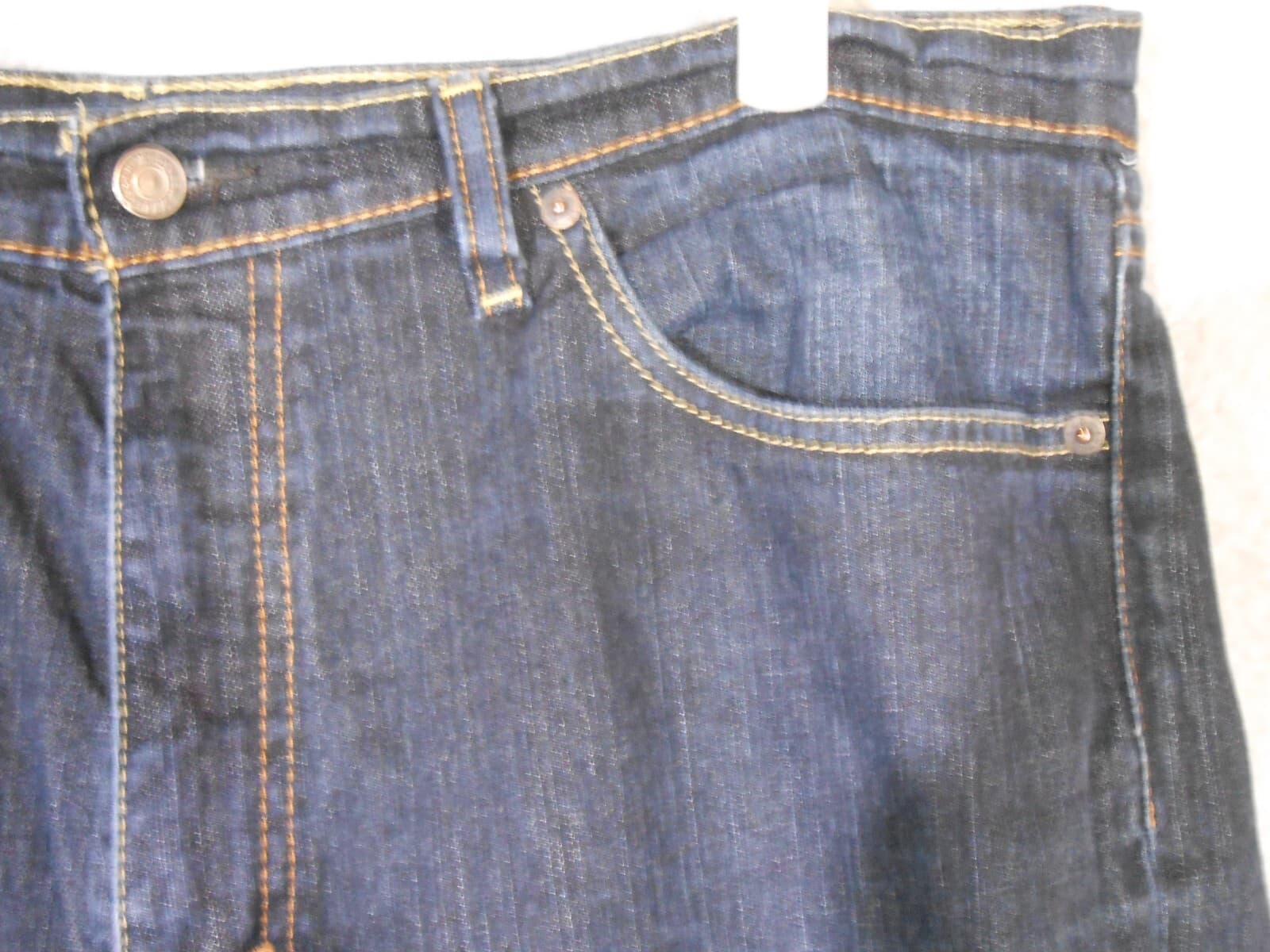 Levi's 541 Men's Jeans 38x30 Dark Wash Blue Denim Athletic Fit Stretch - Thumbnail 4