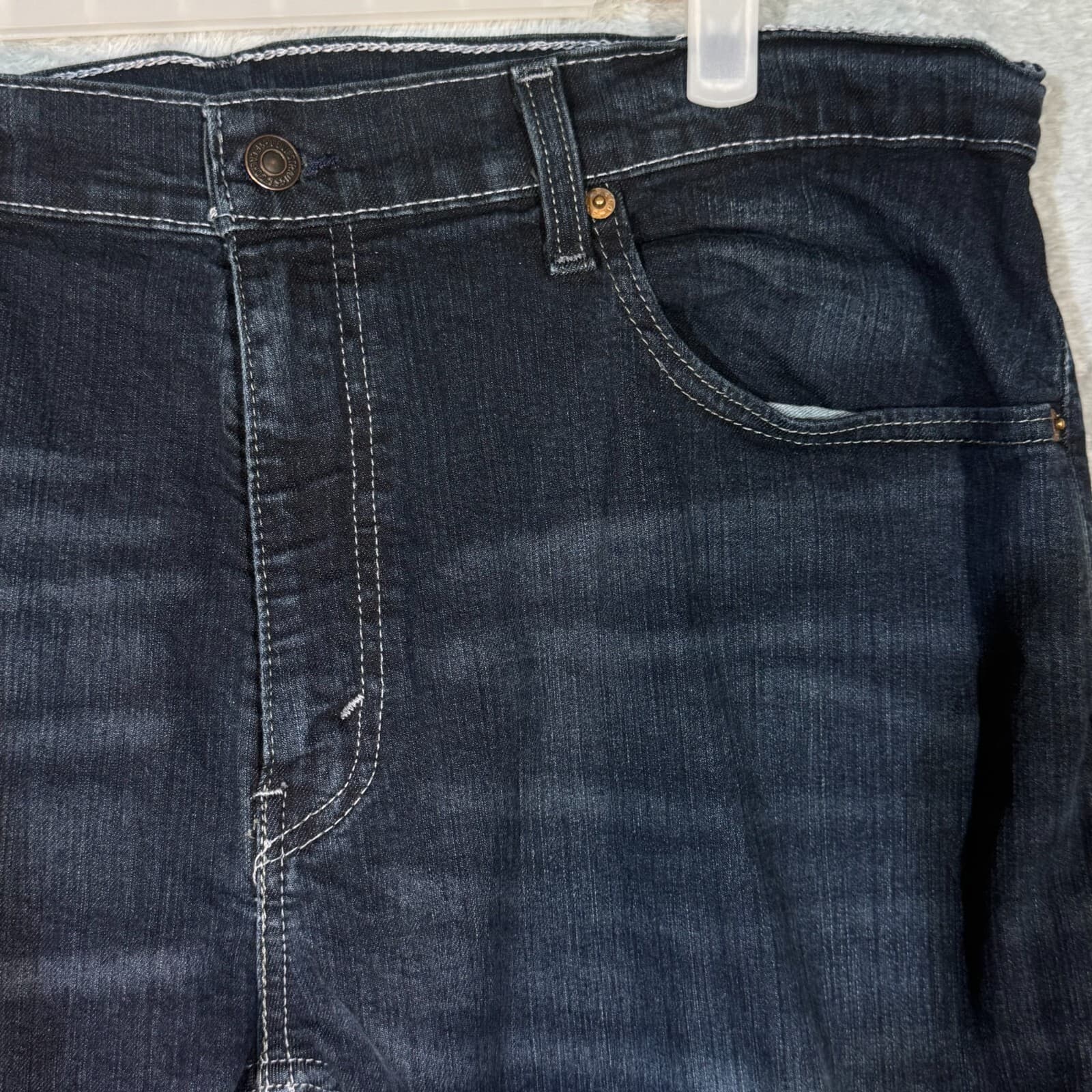 Levi's 559 Men's Jeans 36x34 Blue Denim Relaxed Fit High-Rise Straight Leg - Thumbnail 4