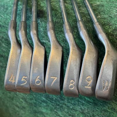 Vintage Ping Eye 2 Iron Set 4-W Steel Shaft Golf Pride Grips Mens RH Black Dot - Thumbnail 3