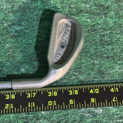 Vintage Ping Eye 2 Iron Set 4-W Steel Shaft Golf Pride Grips Mens RH Black Dot - Thumbnail 5