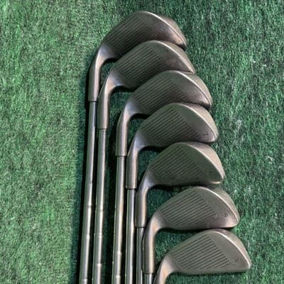 Vintage Ping Eye 2 Iron Set 4-W Steel Shaft Golf Pride Grips Mens RH Black Dot - Thumbnail 2