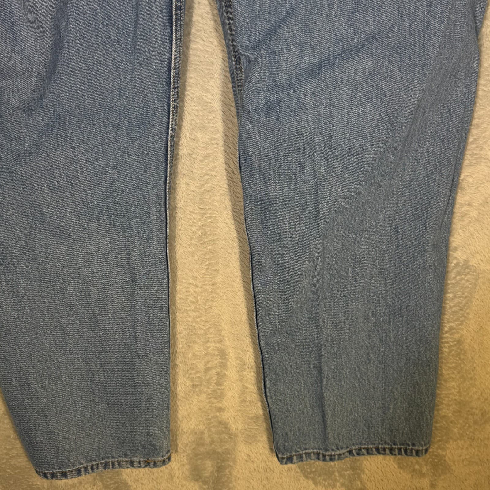 Levi's 550 Men's Jeans 40x32 Blue Denim Relaxed Fit Mid-Rise Straight Leg - Thumbnail 8