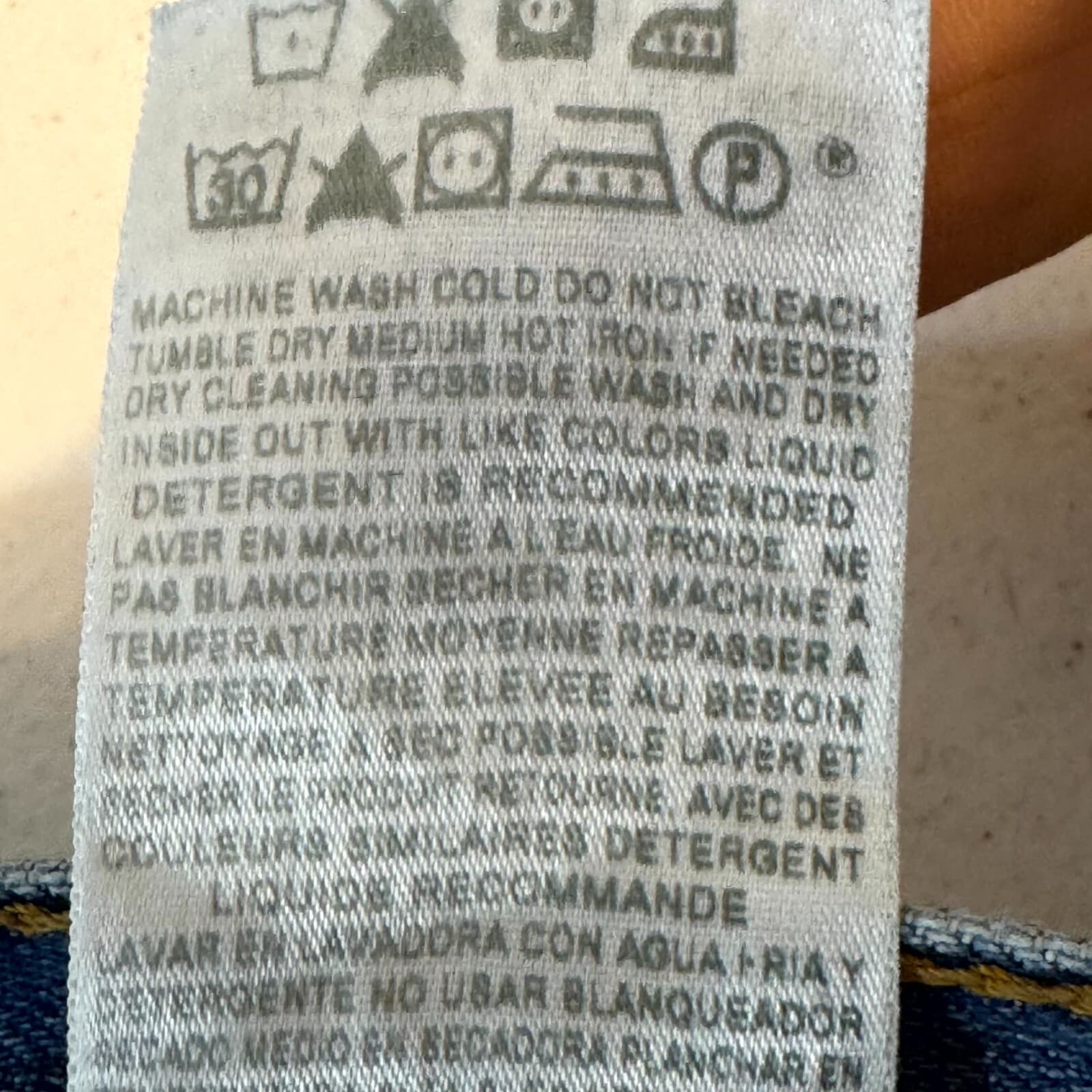 Levi's 527 Men's Jeans 36x30 Blue Denim Bootcut Mid Rise 100% Cotton - Thumbnail 12