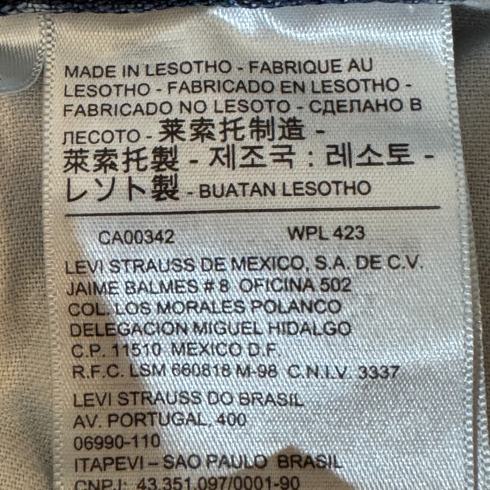 Levi's 550 Men's Jeans 40x32 Blue Denim Relaxed Fit Mid-Rise Straight Leg - Thumbnail 12