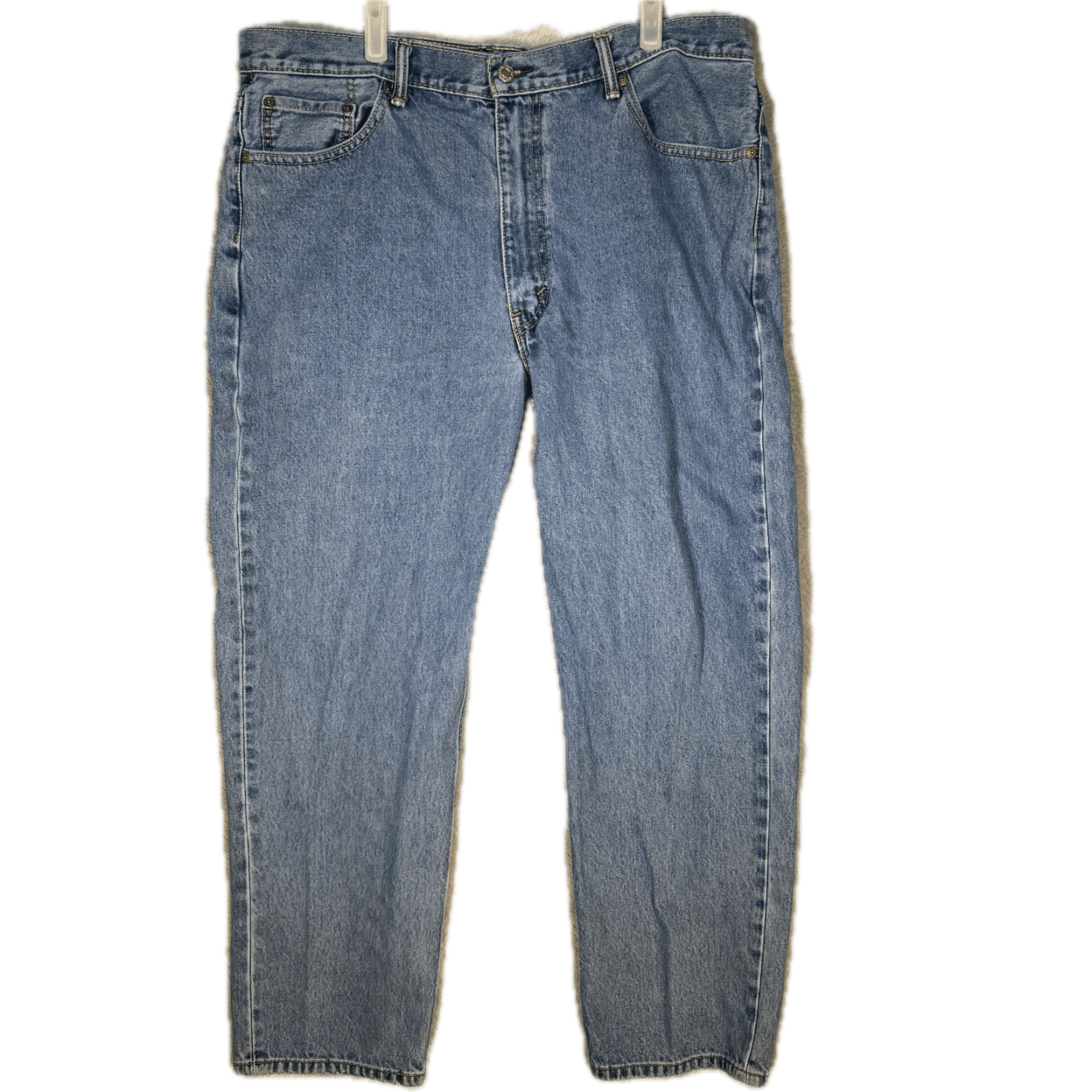 Levi's 550 Men's Jeans 40x32 Blue Denim Relaxed Fit Mid-Rise Straight Leg - Image 1