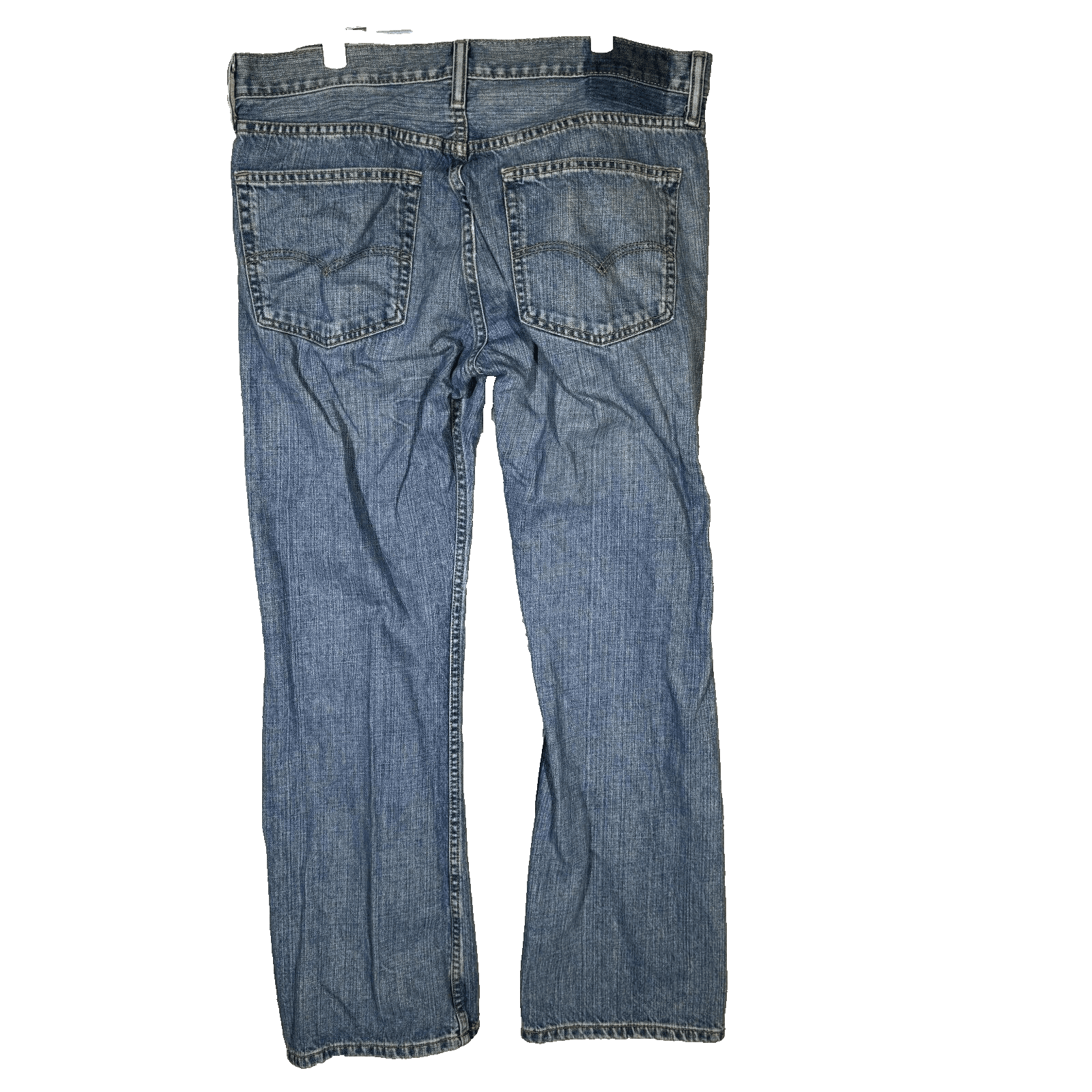 Levi's 527 Men's Jeans 36x30 Blue Denim Bootcut Mid Rise 100% Cotton - Thumbnail 2