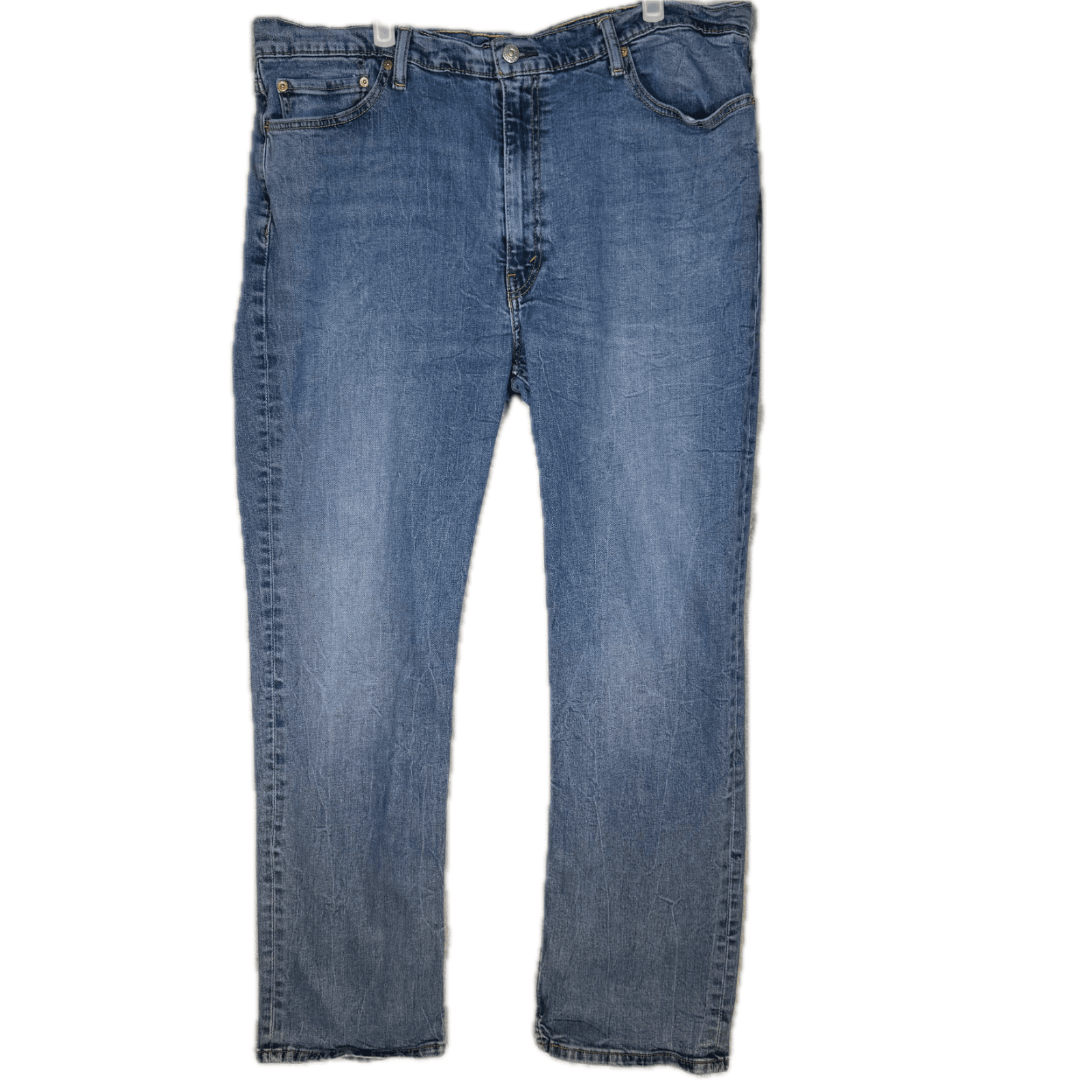 Levi's 514 Men's Jeans 42x32 Blue Denim Straight Fit Mid Rise - Image 1