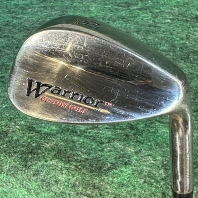 Warrior Custom Golf GW 52° 8620 Gap Wedge Mens RH Steel Silver Golf Club - Image 1