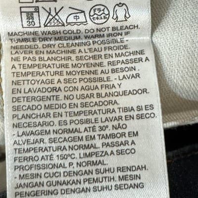 Levis 541 Jeans Mens 44x32 Blue Whiskered Athletic Tapered Stretch Denim Pants - Thumbnail 6